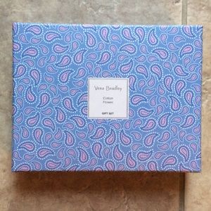 vera bradley cotton flower gift set
